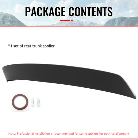 Fits 26-27 Tesla Model Y Juniper IKON Style Duckbill Trunk Spoiler Matte Black