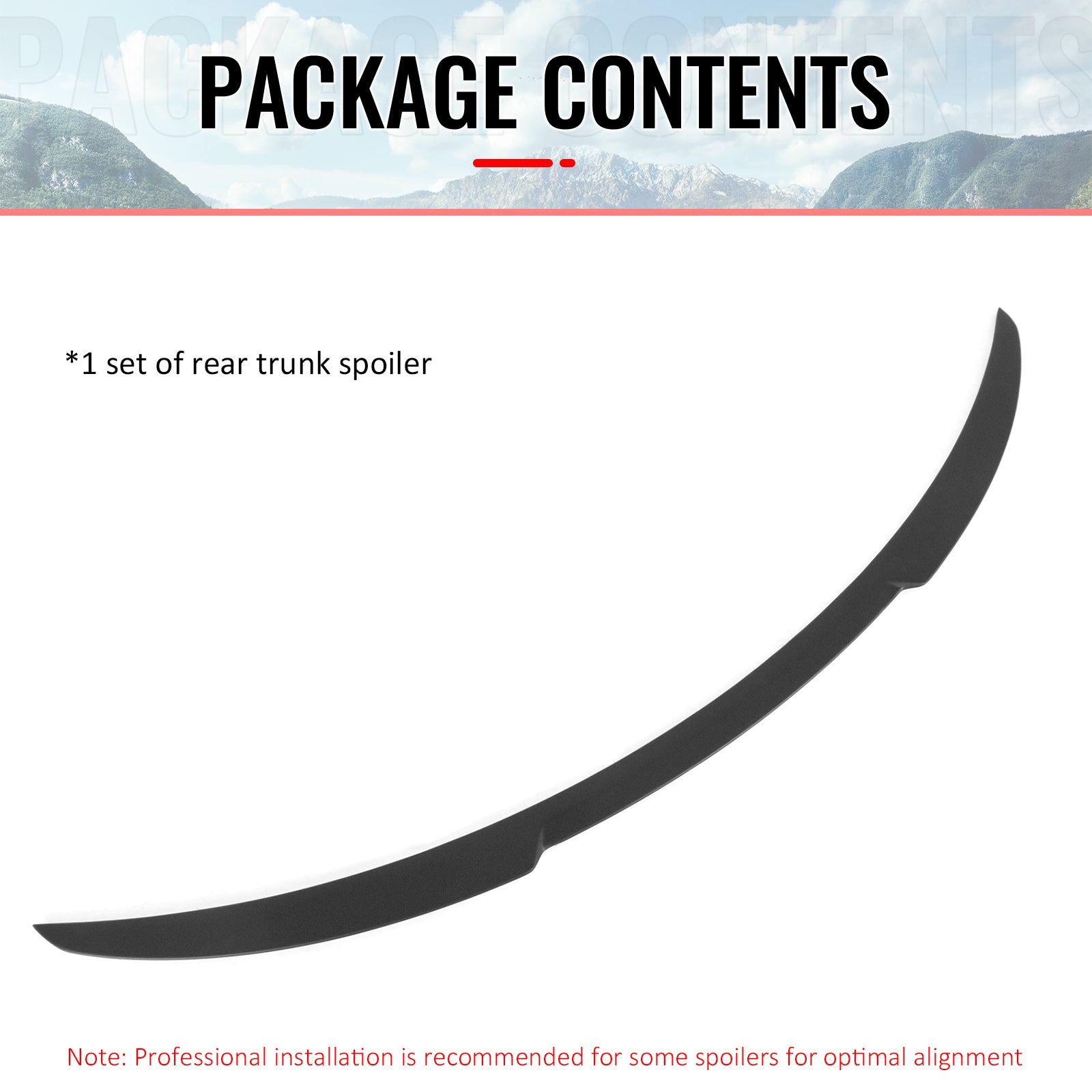 Fits 2026 Tesla Model Y Juniper V Style Trunk Spoiler Matte Black Rear Wing ABS