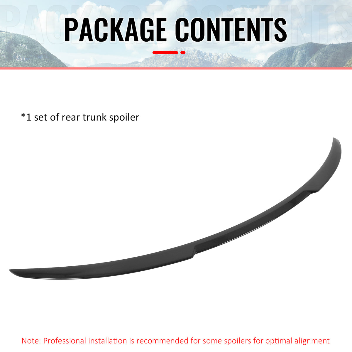 Fits 2026 Tesla Model Y Juniper V Style Trunk Spoiler Gloss Black Rear Wing ABS