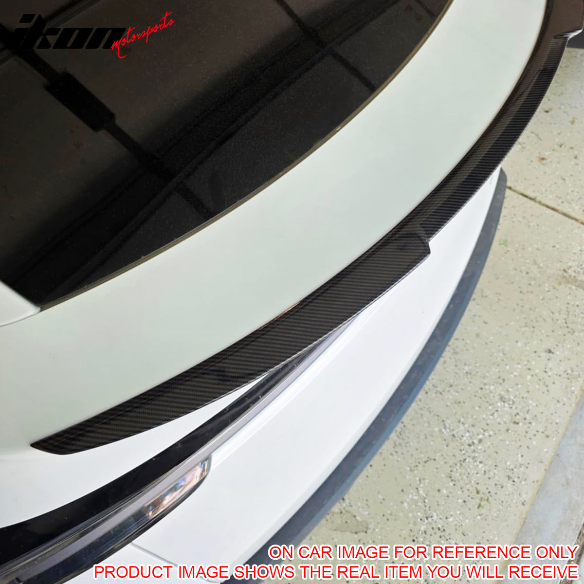 Fits 2026 Tesla Model Y Juniper V Style Trunk Spoiler Gloss Black Rear Wing ABS