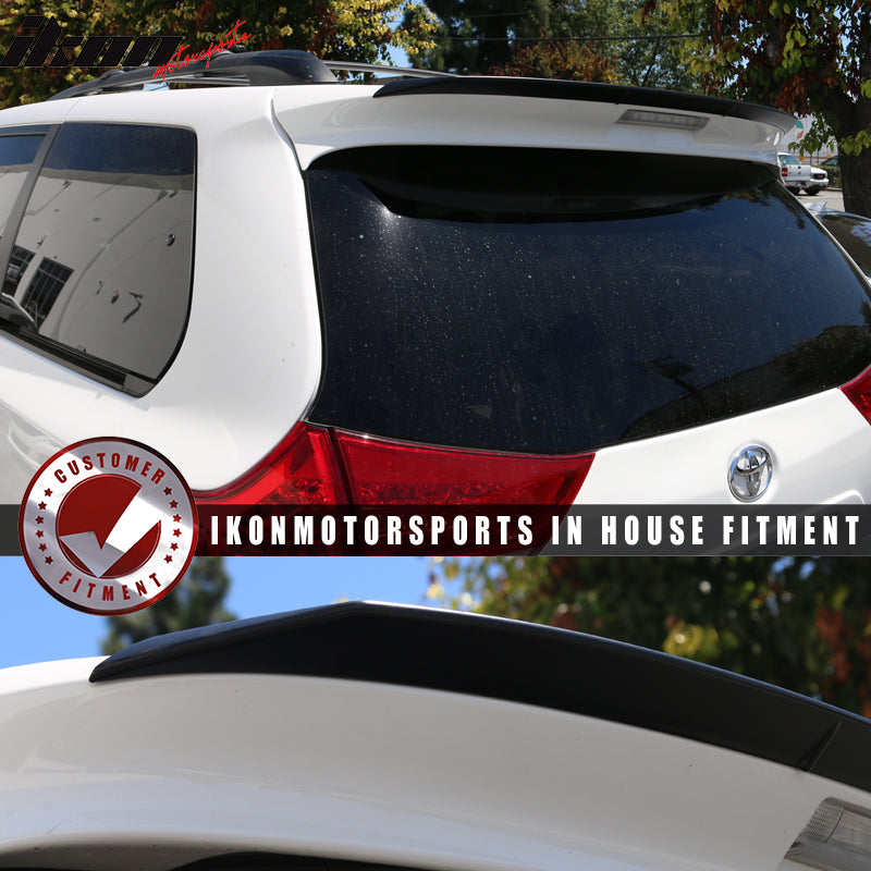 Fits 11-17 Toyota Sienna LE SE Trunk Spoiler Unpainted - ABS