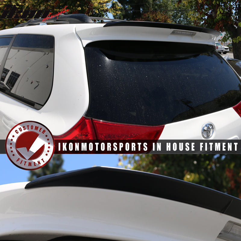 Fits 11-17 Toyota Sienna LE SE Trunk Spoiler Unpainted ABS Rear Decklid Wing