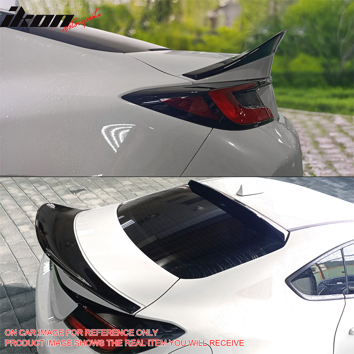 Fits 22-26 Toyota GR86/Subaru BRZ IKON Style Trunk Spoiler FRP Painted #DCK Red