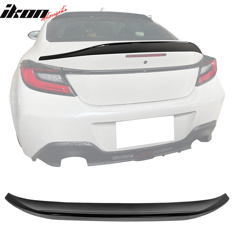 Fits 22-24 Subaru BRZ Toyota GR86 TRD Style Trunk Spoiler ABS