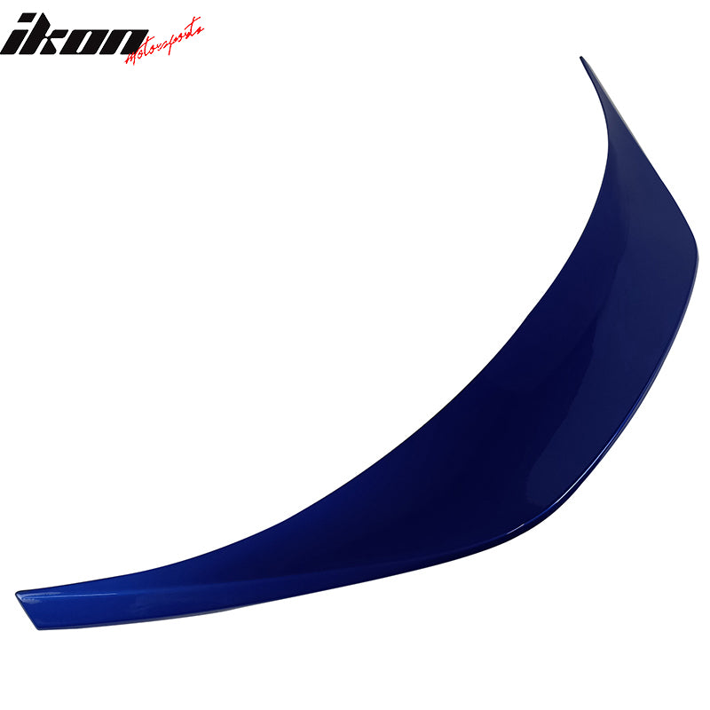 Fits 22-24 Subaru BRZ Toyota GR86 #K7X Blue IKON Roof & TRD Trunk Spoiler ABS