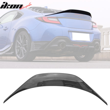 Fits 22-24 Subaru BRZ Toyota GR86 TRD Style Rear Trunk Spoiler ABS