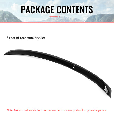 Fits 2013-2018 Toyota Avalon IKON Style Rear Trunk Spoiler Wing Gloss Black ABS