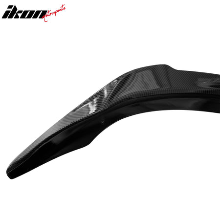 Fits 20-24 Toyota GR Supra Trunk Spoiler V Style Carbon Fiber Print Rear Wing