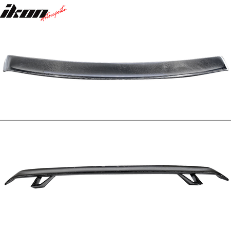 Universal Racing Rear Trunk Lid Spoiler Wing Lip Carbon Fiber CF