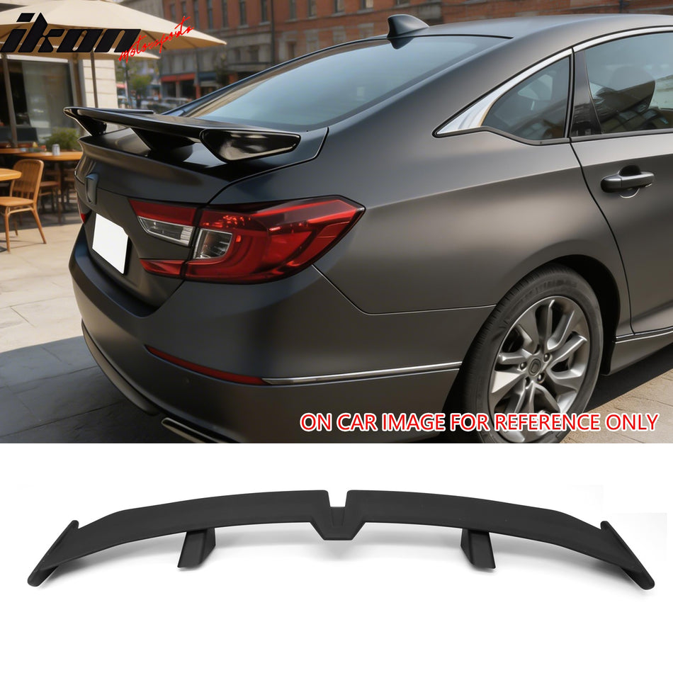 2018-2022 Honda Accord 54'' PRO Style Matte Black Rear Trunk Spoiler Wing Lip ABS