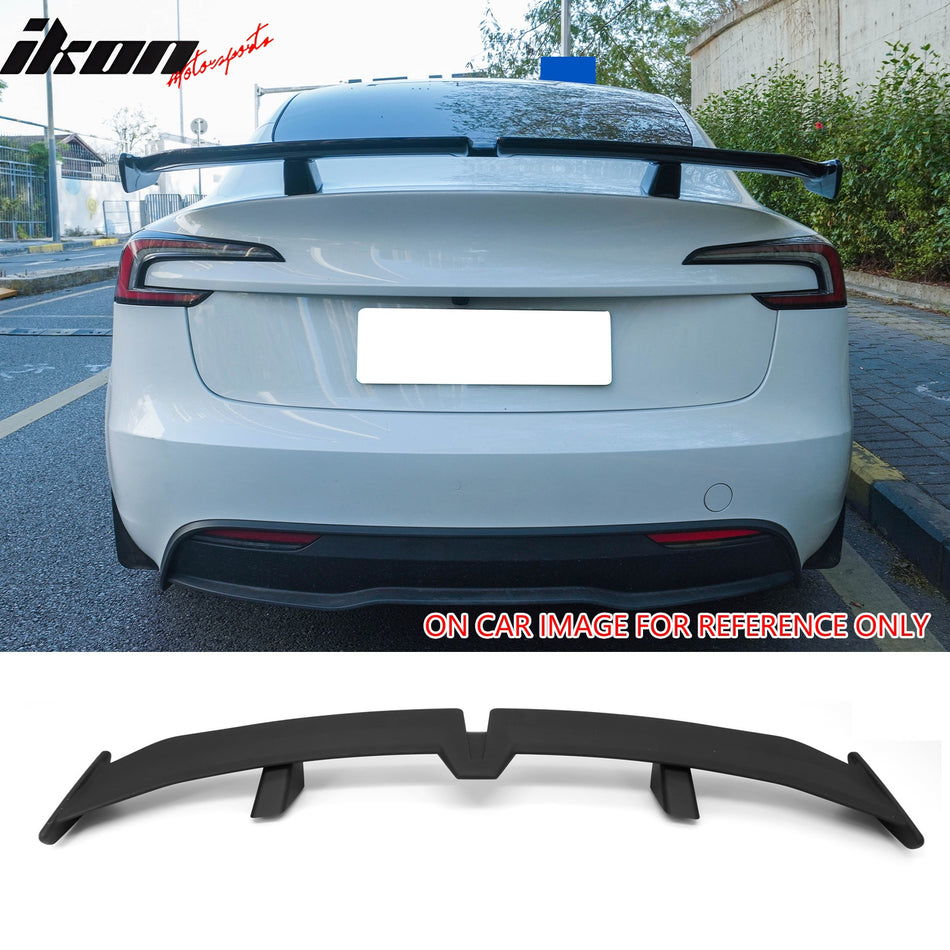 2017-2026 Tesla Model 3 54'' PRO Style Matte Black Rear Trunk Spoiler Wing Lip ABS