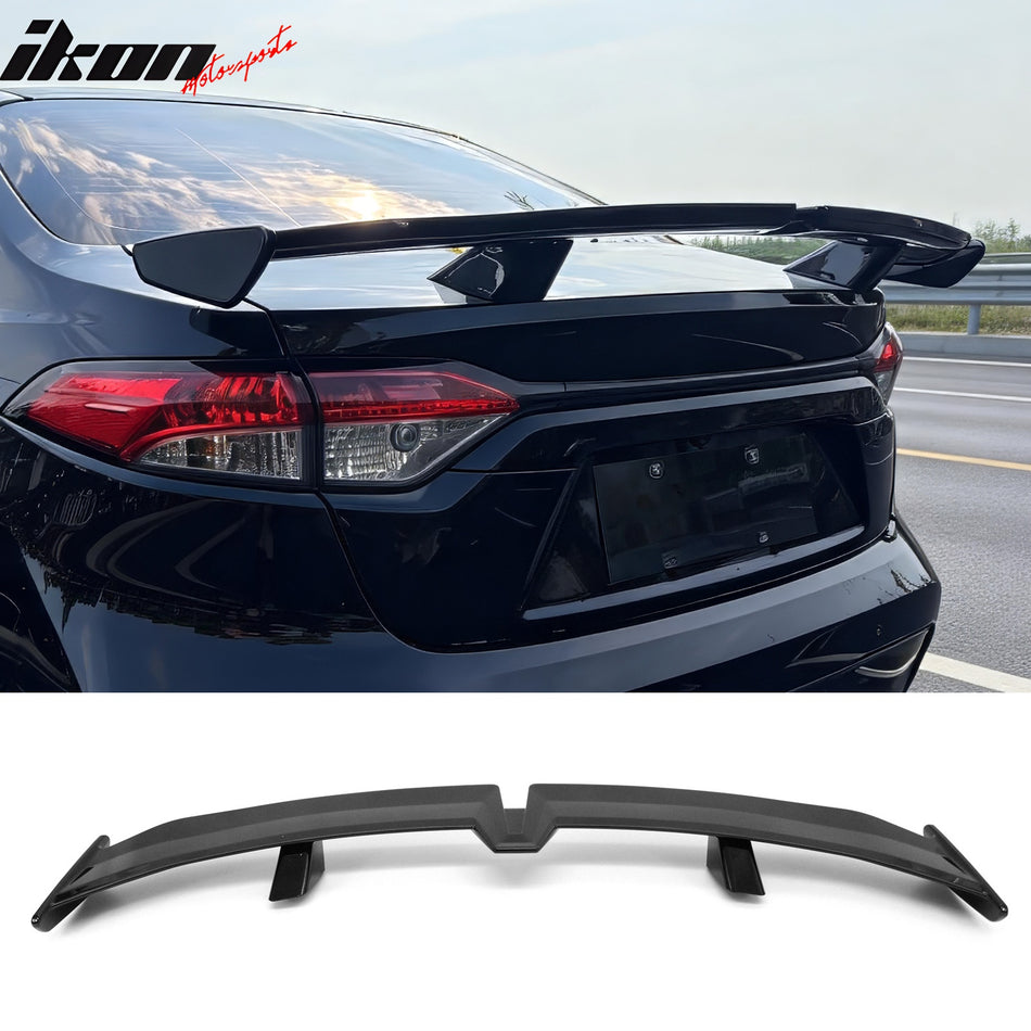 2020-2026 Toyota Corolla 54'' PRO Style Gloss Black Rear Trunk Spoiler Wing Lip ABS