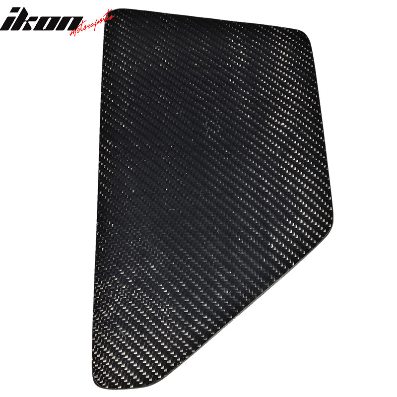 V2 Universal GT Trunk Spoiler Wing Side Plate Add On- Carbon Fiber CF