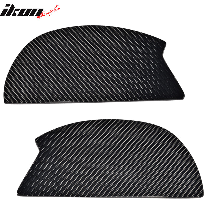 Clearance SaleUniversal GT Rear Trunk Spoiler Wing Lip Carbon Fiber Side Plate