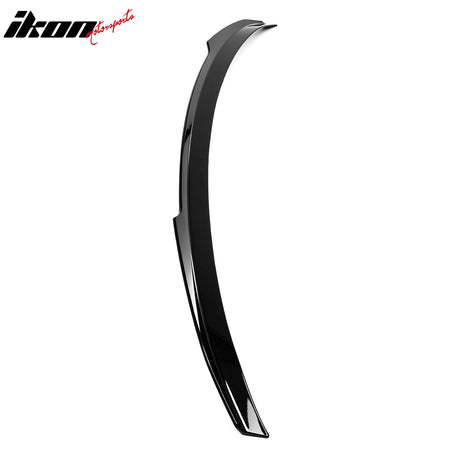 Fits 19-25 Volvo S60 B4 B5 T6 IKON Style Rear Trunk Spoiler Wing Gloss Black ABS