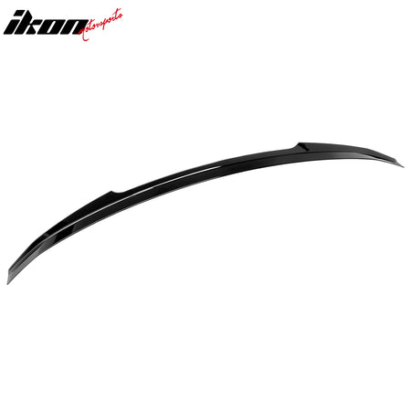 Fits 19-25 Volvo S60 B4 B5 T6 IKON Style Rear Trunk Spoiler Wing Gloss Black ABS