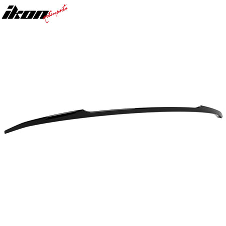 Fits 19-25 Volvo S60 B4 B5 T6 IKON Style Rear Trunk Spoiler Wing Gloss Black ABS