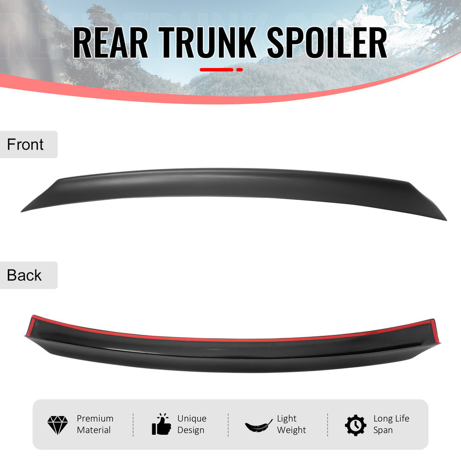 Fits 99-03 VW MK4 Jetta Sedan ES Style Duckbill Trunk Spoiler Wing ABS