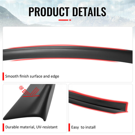 Fits 99-03 VW MK4 Jetta Sedan ES Style Duckbill Trunk Spoiler Wing ABS