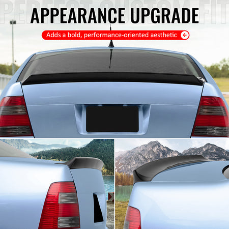 Fits 99-03 VW MK4 Jetta Sedan ES Style Duckbill Trunk Spoiler Wing ABS