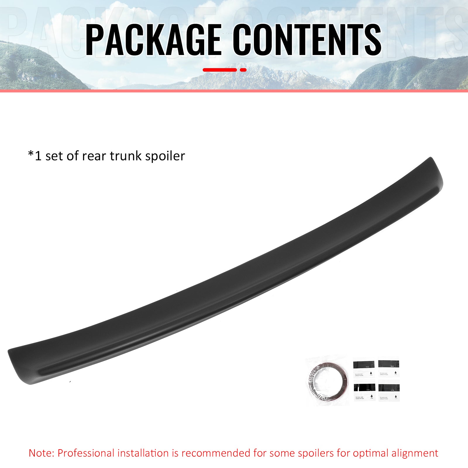 Fits 99-03 VW MK4 Jetta Sedan ES Style Duckbill Trunk Spoiler Wing ABS