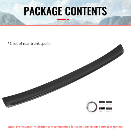 Fits 99-03 VW MK4 Jetta Sedan ES Style Duckbill Trunk Spoiler Wing ABS