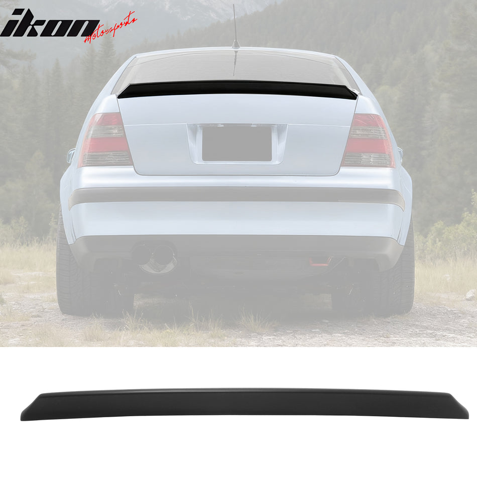 1999-2003 VW MK4 Jetta Sedan ES Style Duckbill Spoiler Matte Black ABS