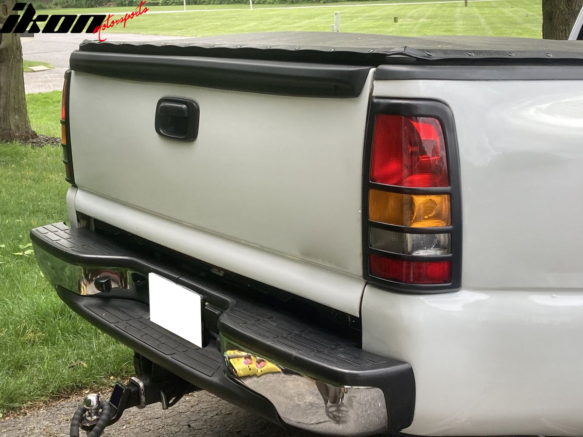 Fits 99-06 Chevy Silverado GMC Sierra Tailgate Moulding Spoiler Wing Protector