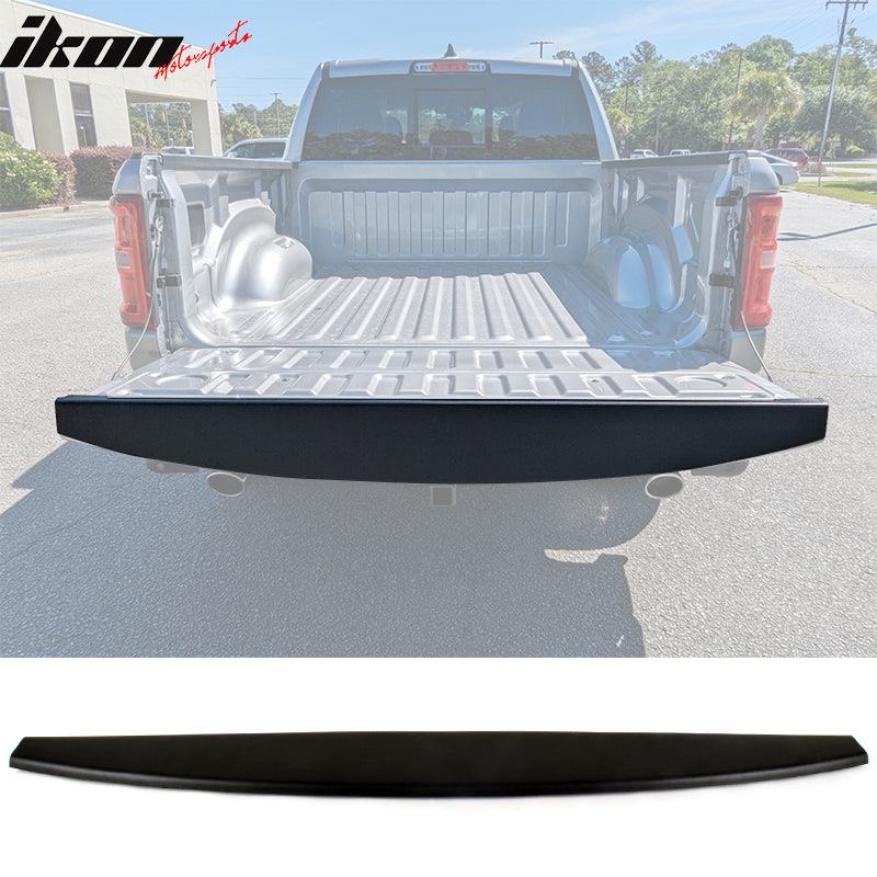 2019-2025 Ram 1500 Tailgate Cap Molding Cover Protector Matte Black PP