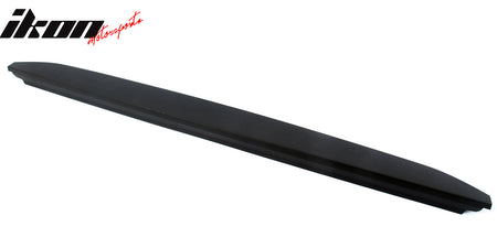 IKON MOTORSPORTS Tailgate Molding Cap Protector, Compatible with 2016-2024 Nissan Titan & Titan XD, Black Tail Gate Cover Top Spoiler Lip Trim