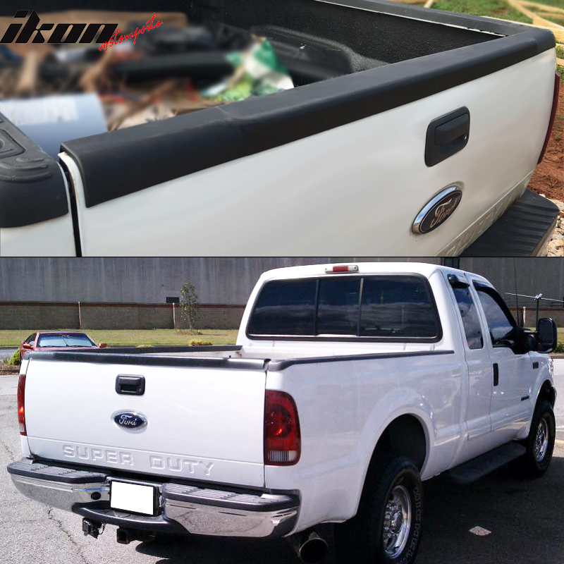 Compatible With 08-16 F-250 F-350 F-450 F-550 SUPER DUTY, Tailgate Protector Spoiler PP By IKON MOTORSPORTS