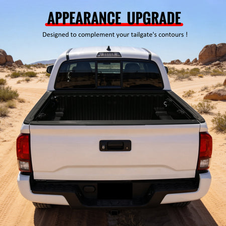 Fits 16-23 Toyota Tacoma Pickup Tailgate Cover Spoiler Molding Cap Protector