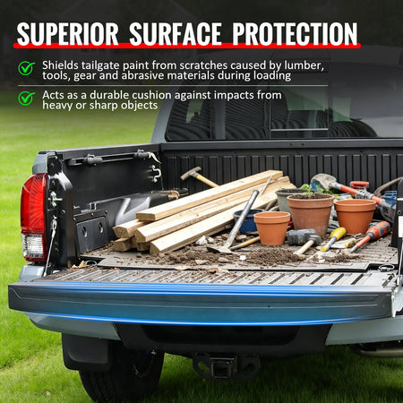 Fits 16-23 Toyota Tacoma Pickup Tailgate Cover Spoiler Molding Cap Protector