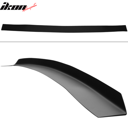 Fits 08-14 Subaru Impreza & WRX Rear Gurney Flap Trunk Spoiler Wing Matte Black