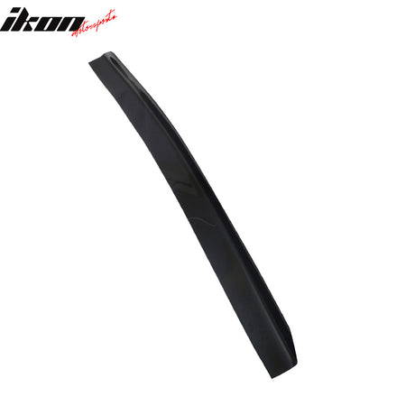Top Gurney Flap Compatible With 2008-2014 Subaru Impreza WRX, Transparent Smoke Acrylic Trunk Boot Lip Spoiler Wing Deck Lid Other Color Available By IKON MOTORSPORTS, 2009 2010 2012 2013