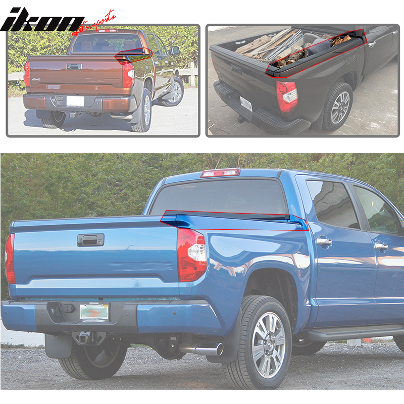 Fits 14-20 Toyota Tundra OE Style Tailgate Cap + Side Trim Panel 6.5 Ft Bed Only