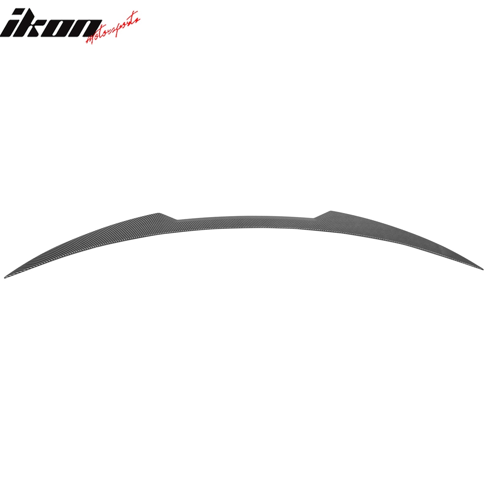 Fits 17-26 Alfa Romeo Stelvio V Style Trunk Middle Spoiler Carbon Fiber Print
