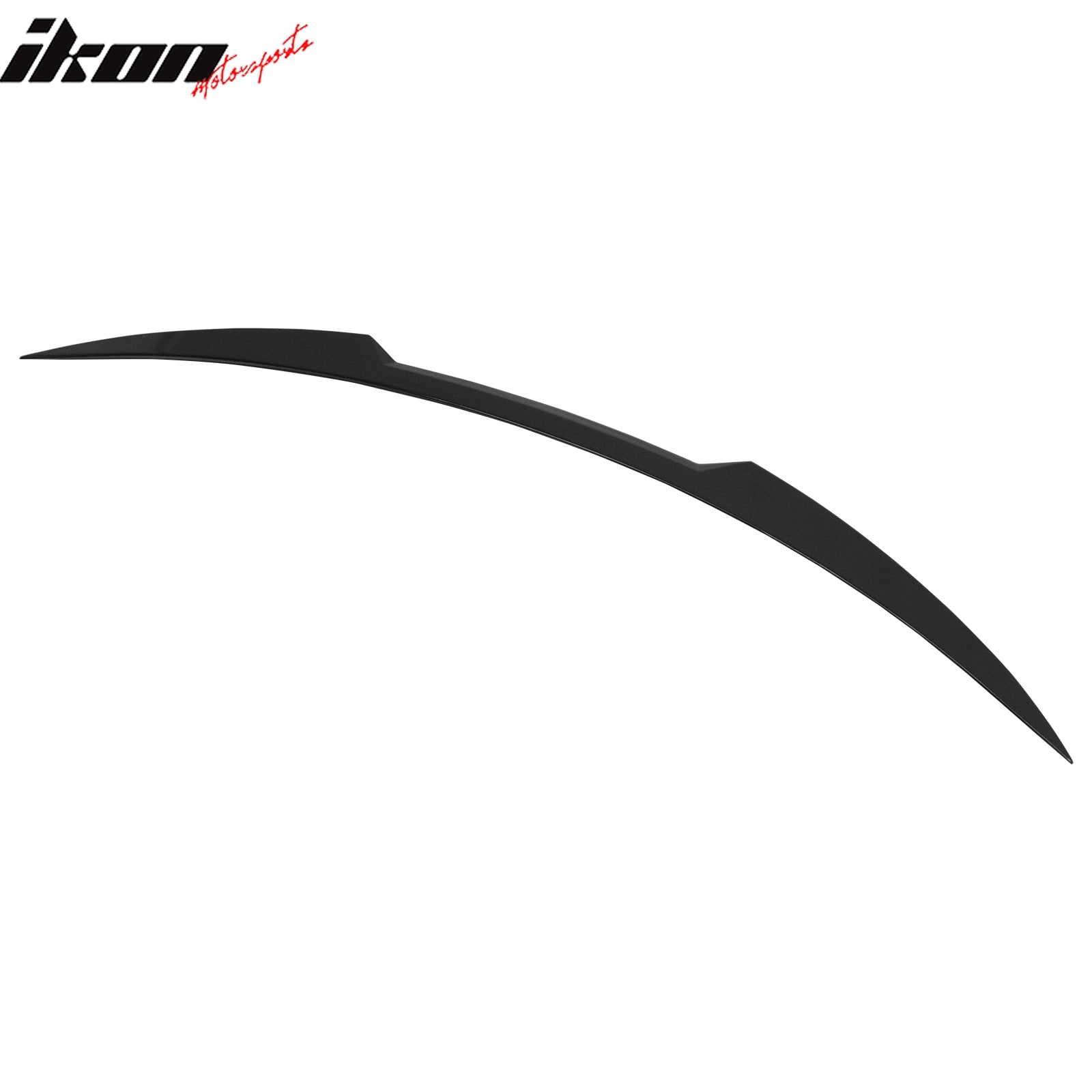 Fits 17-26 Alfa Romeo Stelvio V Style Trunk Middle Spoiler Wing Gloss Black ABS