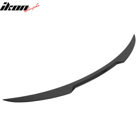 Fits 17-26 Alfa Romeo Stelvio V Style Trunk Middle Spoiler Wing Gloss Black ABS