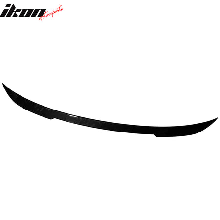 Fits 18-24 BMW X3 G01 IKON Style Rear Trunk Middle Spoiler Wing Gloss Black ABS