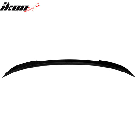 Fits 18-24 BMW X3 G01 IKON Style Rear Trunk Middle Spoiler Wing Gloss Black ABS