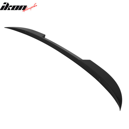 Fits 25-26 BMW X3 G45 M50 IKON Style Rear Mid Trunk Spoiler Wing Gloss Black ABS