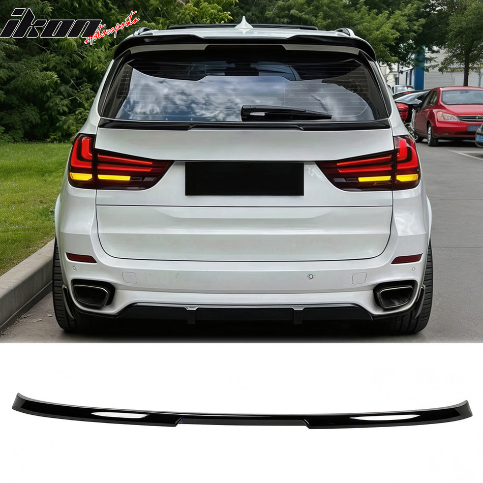 2014-2018 BMW X5 F15 X5M F85 IKON Style Gloss Black Mid Trunk Spoiler ABS