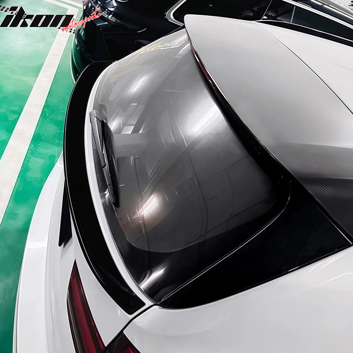 Fits 14-18 BMW X5 F15 X5M F85 IKON Style Mid Trunk Spoiler Wing Gloss Black ABS