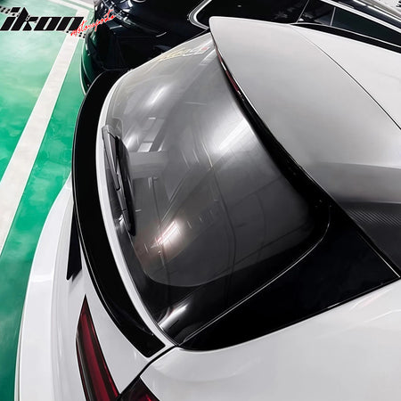 Fits 14-18 BMW X5 F15 X5M F85 IKON Style Mid Trunk Spoiler Wing Gloss Black ABS
