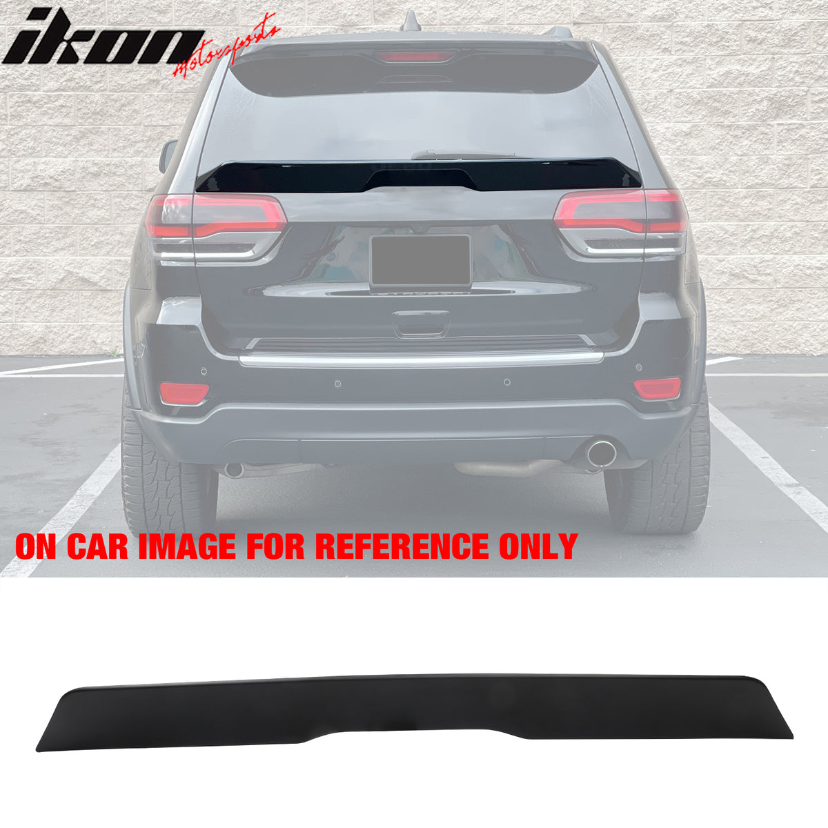 Fits 14-21 Jeep Grand Cherokee DuckBill ABS Add-on Trunk Spoiler Lip