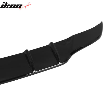 For 21-27 Jeep Grand Cherokee L WL75 IKON Rear Mid Trunk Spoiler Gloss Black ABS