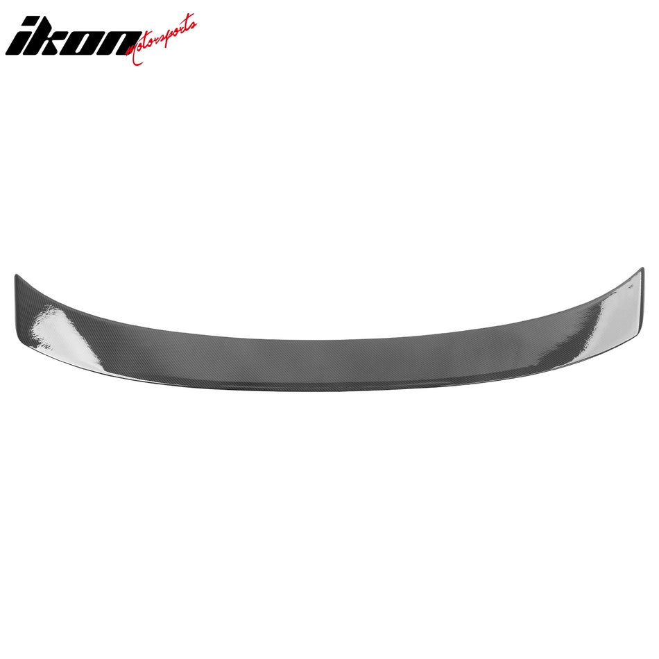 IKON MOTORSPORTS, Trunk Middle Spoiler Compatible with 2021-2024 Kia Sorento, Duckbill Style ABS Rear Trunk Lid Spoiler Wing Lip