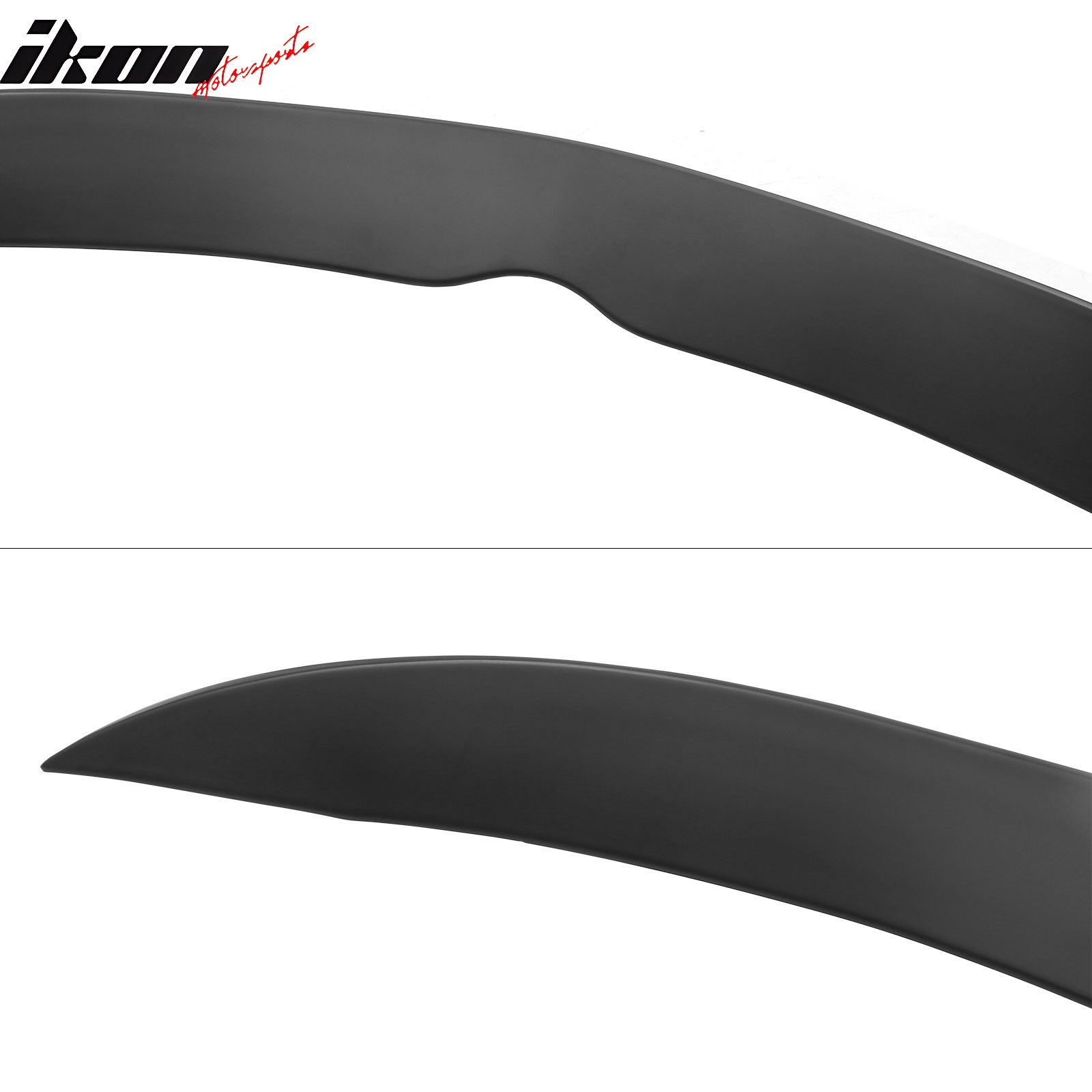 Fits 16-18 Toyota Rav4 IKON ABS Add-on Rear Trunk Spoiler Middle Lip Matte Black