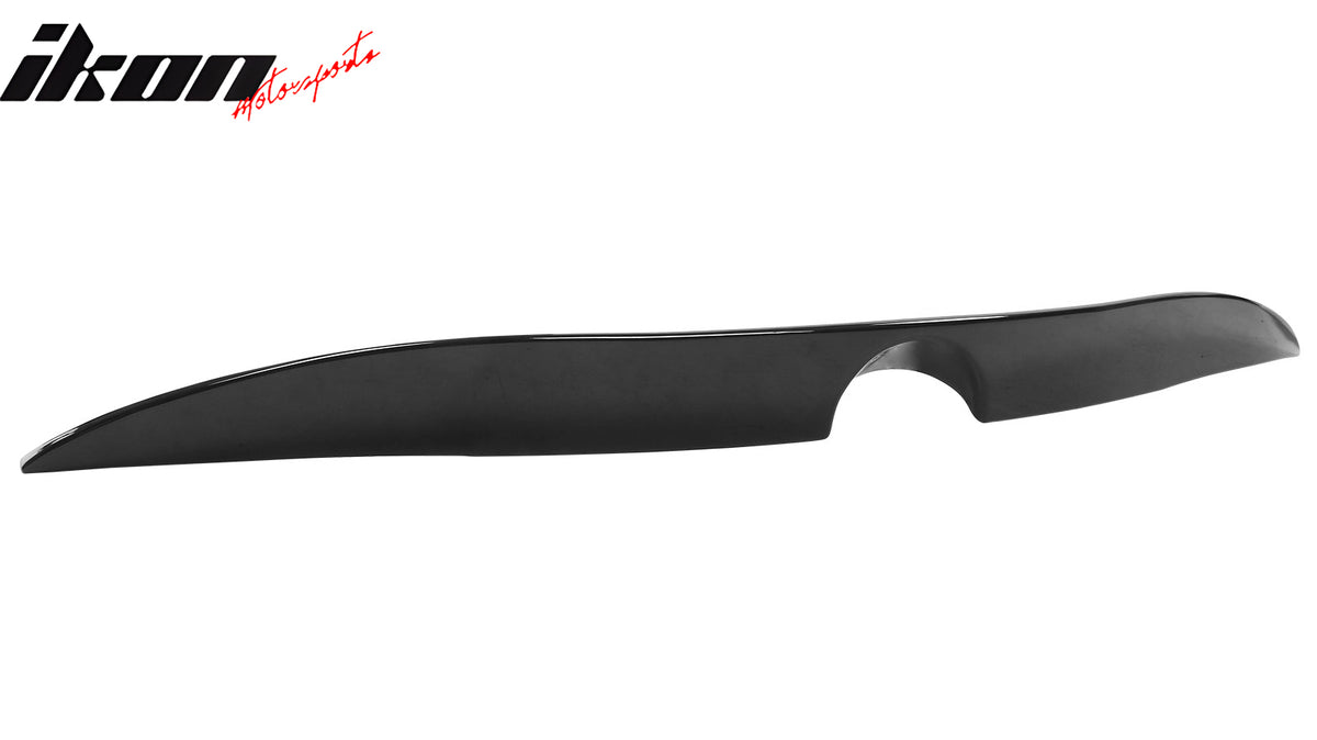 Fits 16-18 Toyota Rav4 IKON ABS Add-on Rear Trunk Spoiler Middle Lip Gloss Black